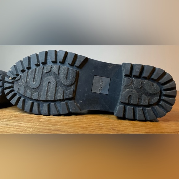 DKNY Rain Cascade Black Boots Womens US 6.5 UK 37 Knee High Cold Weather Y2K Gal - Picture 6 of 12